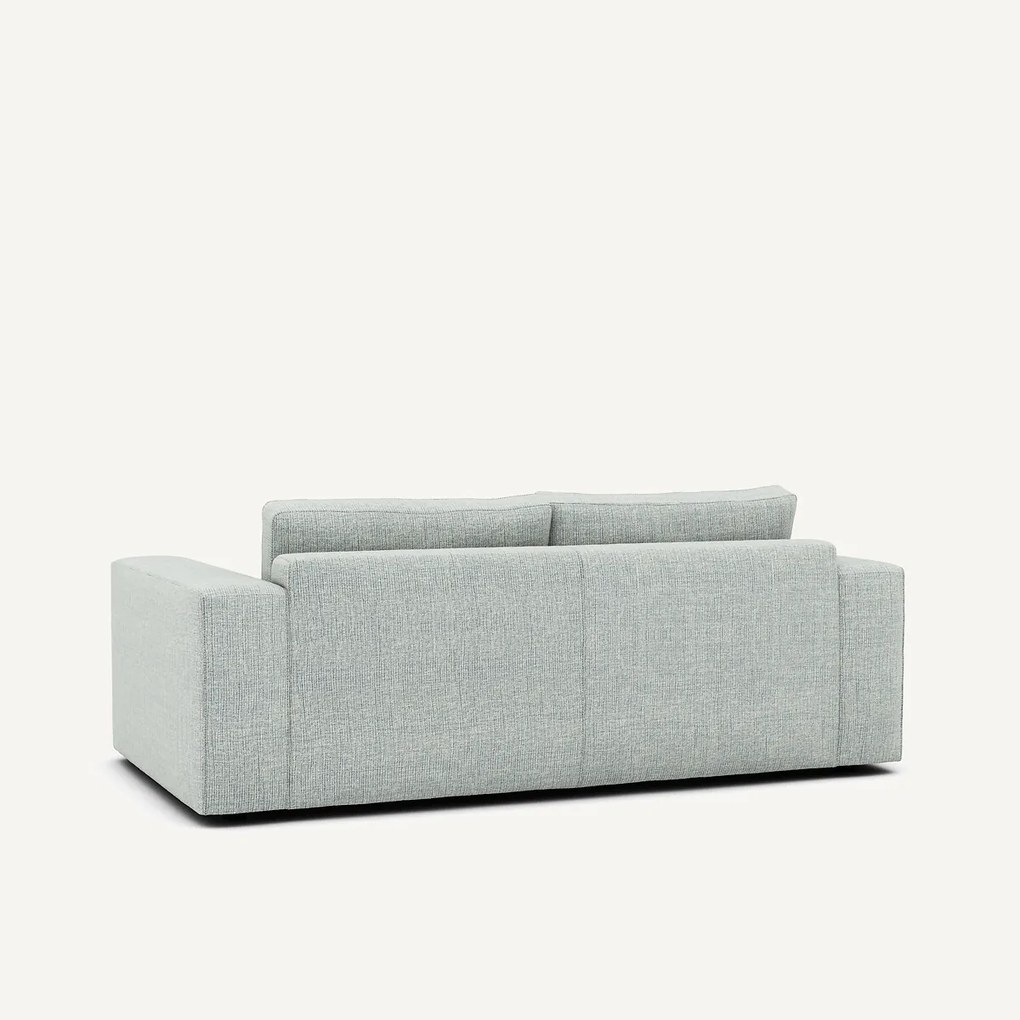 Compacte 3-zitsbank in gevlekt canvas, Skander