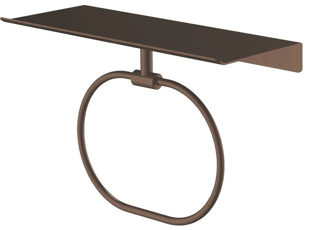 Hotbath &More handdoekring voor planchet Tuscan bronze