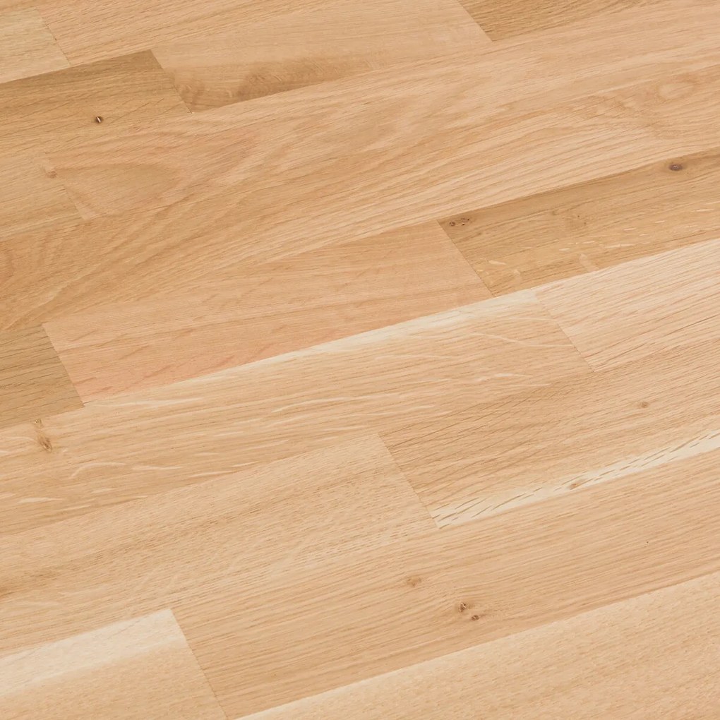 Eettafel, massief eiken, 6 couverts, Dalmar