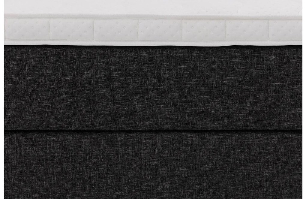 Goossens Boxspring Compleet Firenze Compleet, Vlak 160 x 200 cm box (=2x80cmx200cm) 2x matras gestoffeerd pocketv. 2x hoes, 1x topper joy deluxe