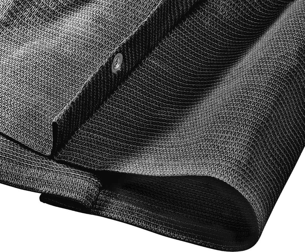 Platinum Harmonica schaduwdoek - B 3,7m L 5,0m - Antraciet