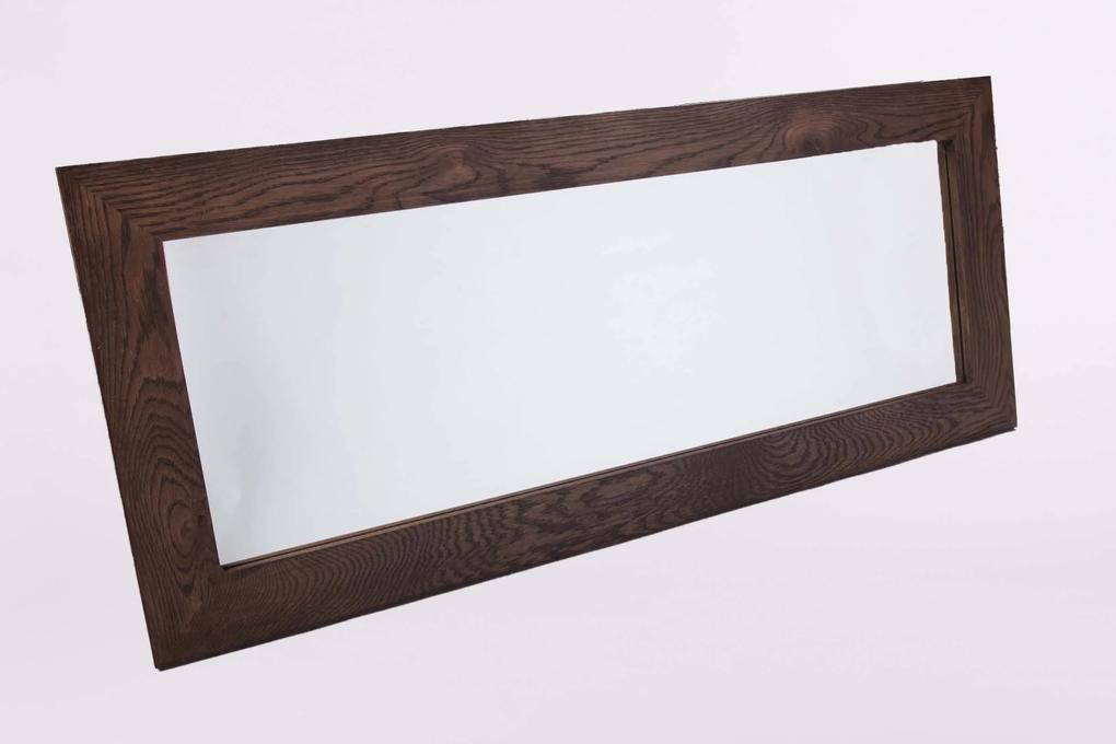B-Stone Wood spiegel met donker eiken omlijsting 120x50cm