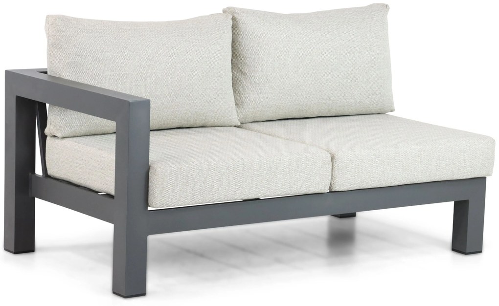 Hoek loungeset 5 personen Aluminium Grijs  Lifestyle Garden Furniture Luca