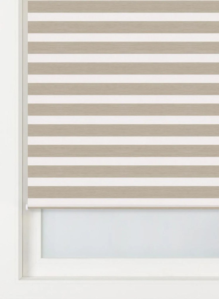 HEMA Duo Rolgordijn Structuur Verduisterend Beige (beige)