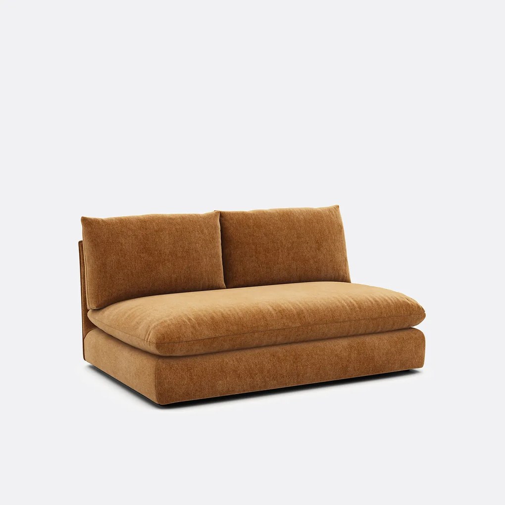 Modulaire 2-zitsbank.gemêleerd polyester, Malo