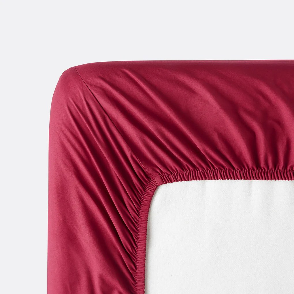 Hoeslaken van perkal katoen, 80 draden, 35 cm kop, Scenario