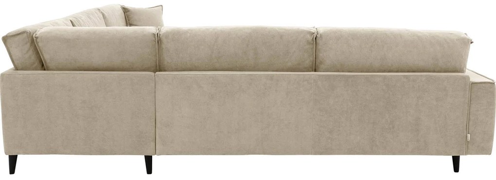 Goossens Bank Jonas beige, stof, 3,5-zits, urban industrieel