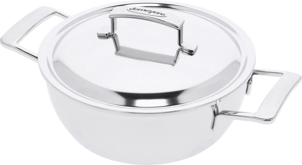 Demeyere Silver 7 Conische sudderpan 24 cm / 3,25 l - Silver 7 - Demeyere