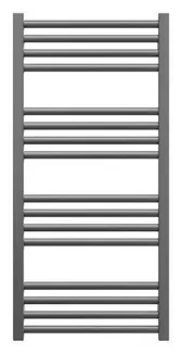 Crosswater MPRO handdoekradiator - 90x43cm - 342watt - geborsteld slate (gunmetal) MP48X93T