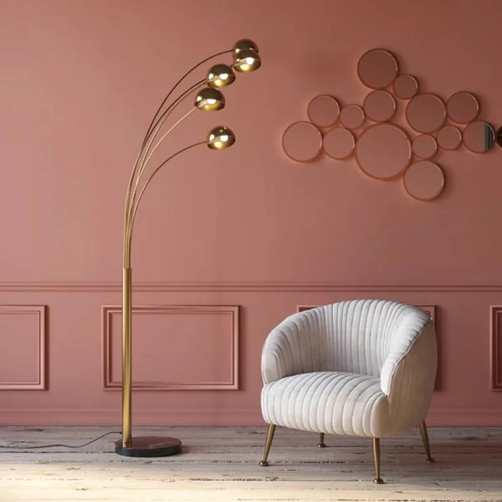5-armige Vloerlamp
