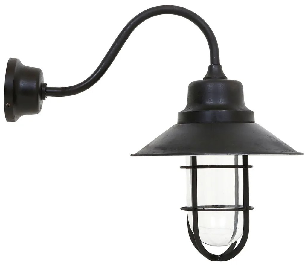 Messing Stallamp Vermont Antiek Zwart