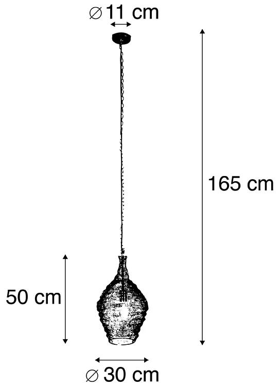 Oosterse hanglamp goud 30 cm - NidumOosters E27 rond Binnenverlichting Lamp