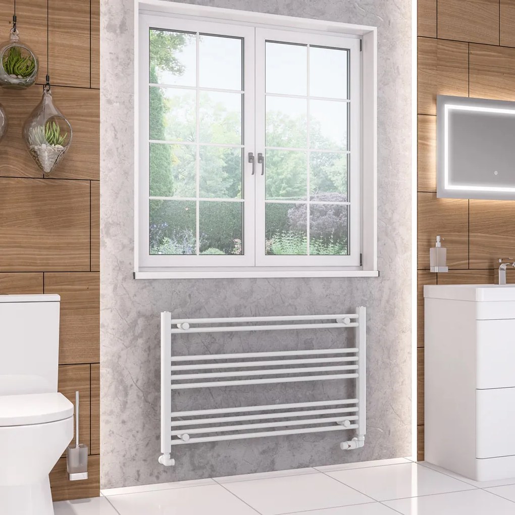 Eastbrook Wendover horizontale radiator 60x100cm Wit 404 watt