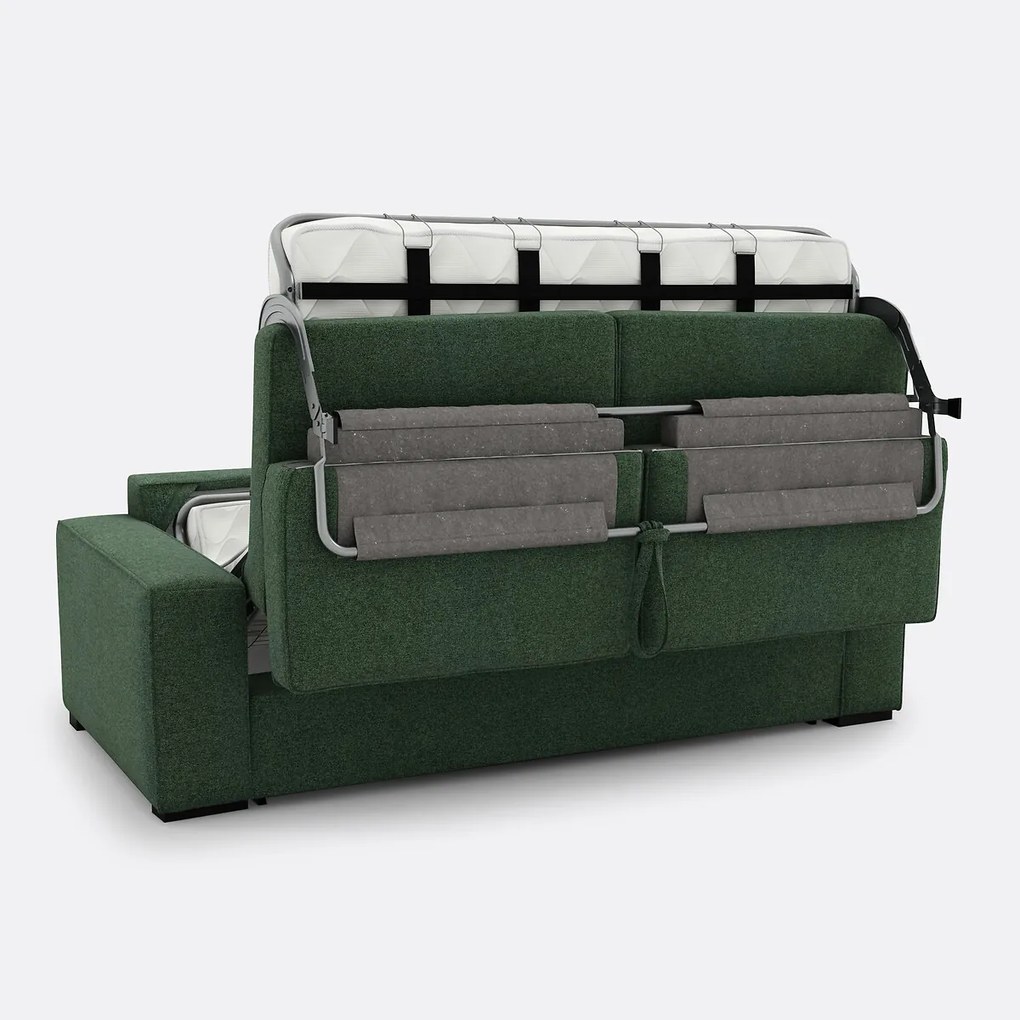 Slaapbank in polyester, premium HR-schuim, Cecilia
