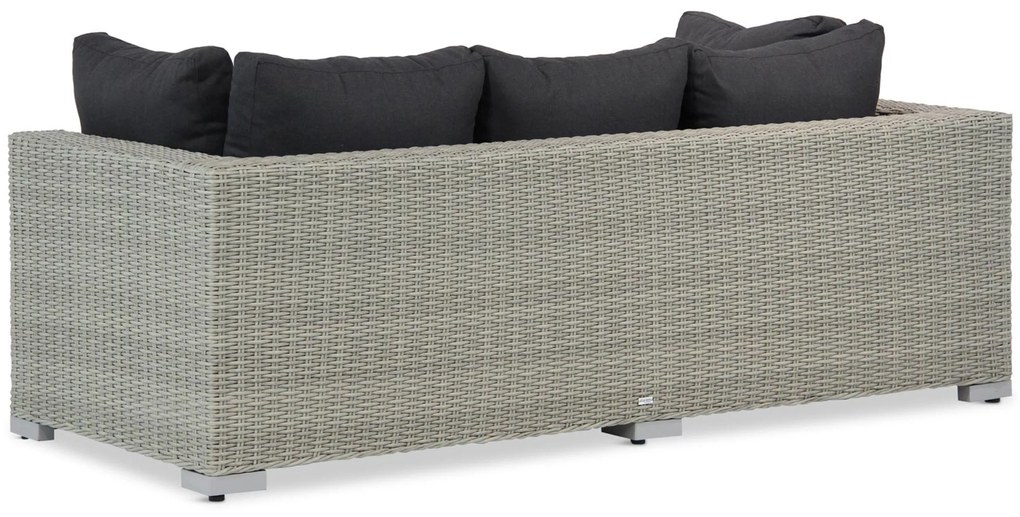 Stoel en Bank Loungeset Wicker Grijs Garden Collections Toronto