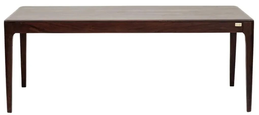 Retro Eettafel Donker Hout 200x100 Cm - 200 X 100cm.
