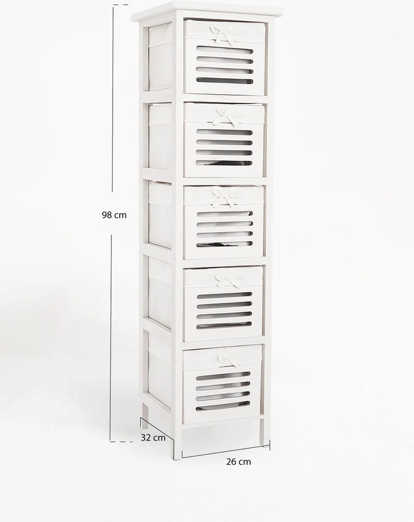 Kirota smalle ladekast 5 laden