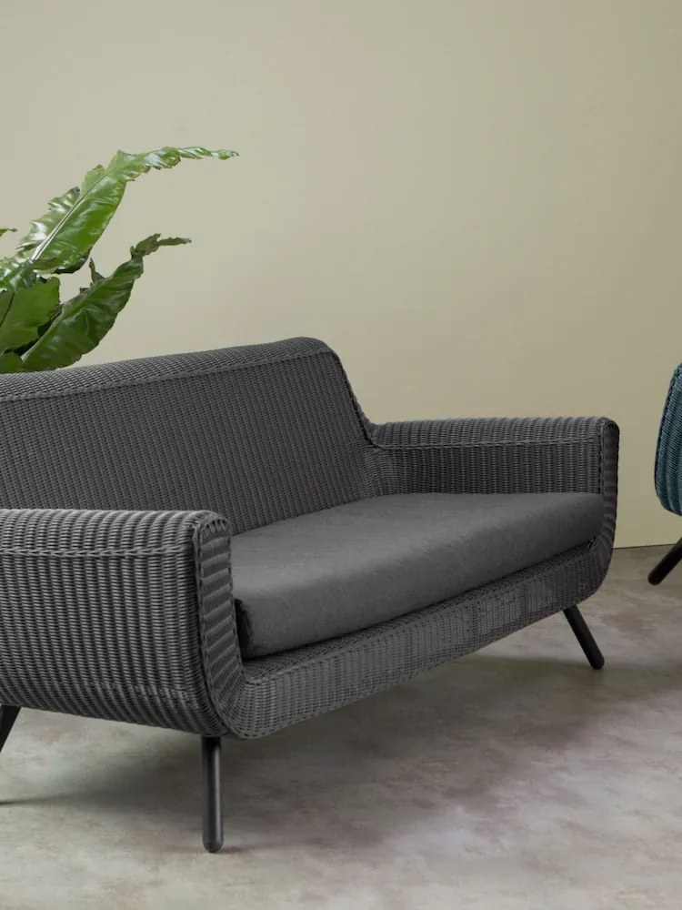 The Outsider Stoel-bank Loungeset - Jonah - 5 zits - Wicker - Antraciet - The Outsider