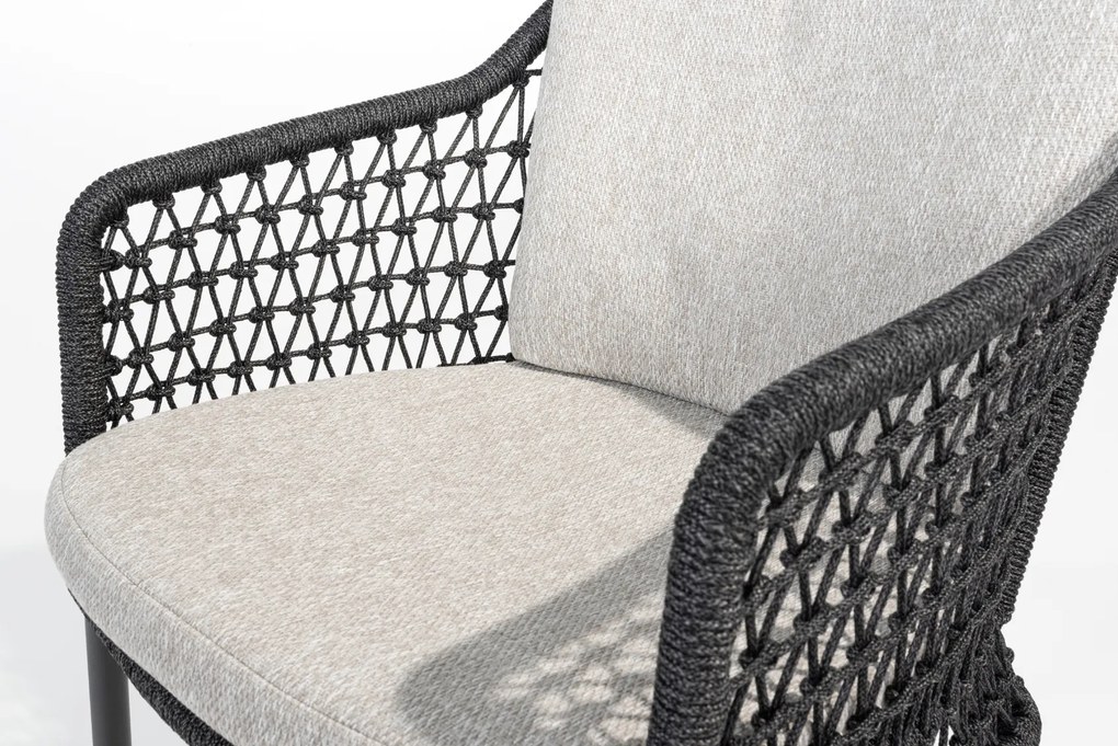 4 Seasons Outdoor Tramonti barstoel antraciet SALE  Tuinstoel    antraciet weerbestendig