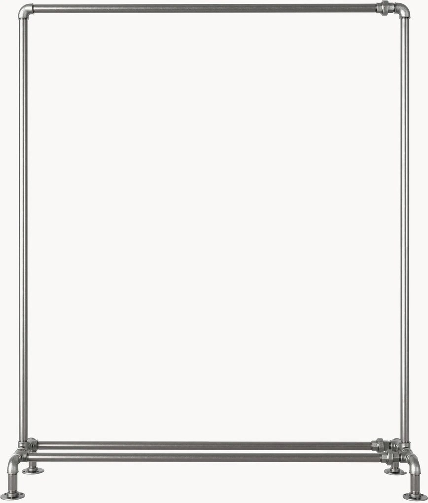 Metalen kledingrek Clyde met schoenenplank