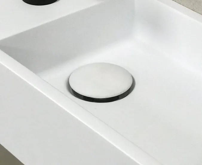 Saniclear Solid Surface clickwaste mat wit
