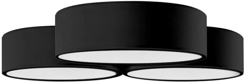 Plafondlamp APP878-C Triple Zwart 3x40cm