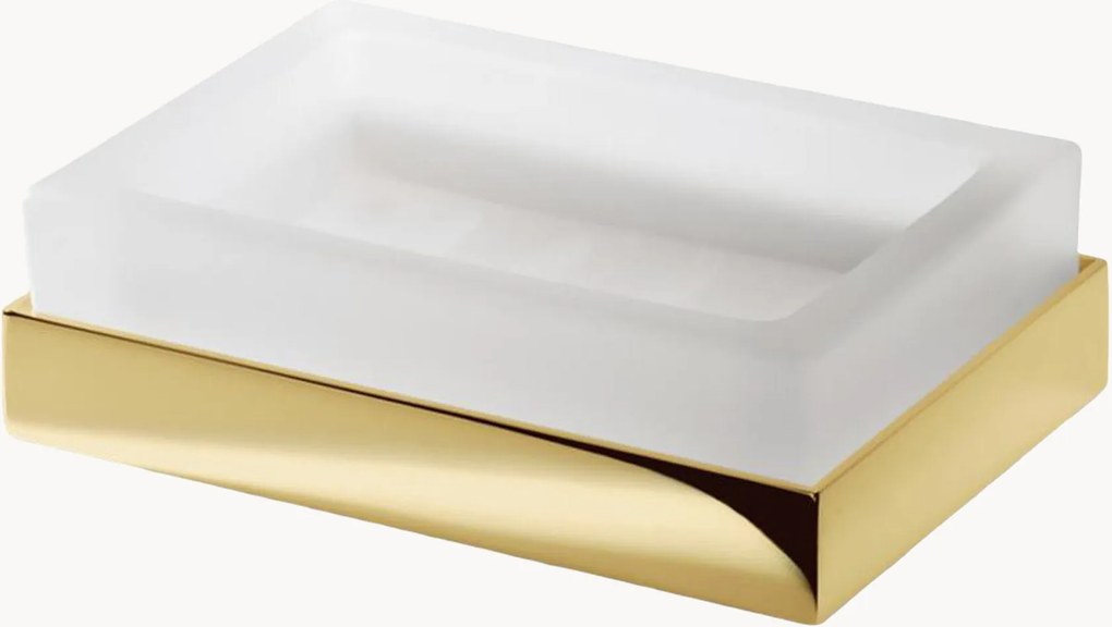 Glazen zeepbakje Corner