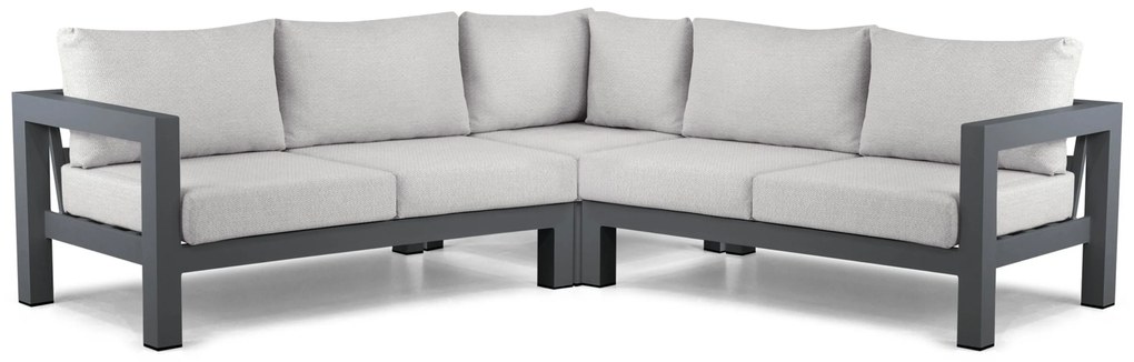 Hoek loungeset 5 personen Aluminium Grijs Lifestyle Garden Furniture Luca