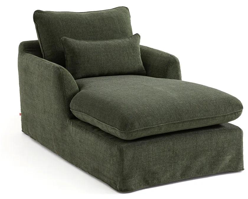 Lange fauteuil polyester, Nelville