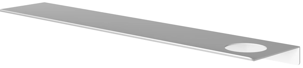 Hotbath &More planchet 60cm met uitsparing voor een zeepdispenser of beker wit