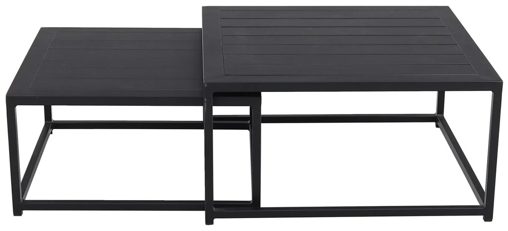 Barcelona/Royalty Sunbrella loungeset - Sooty - 4-delig OP=OP