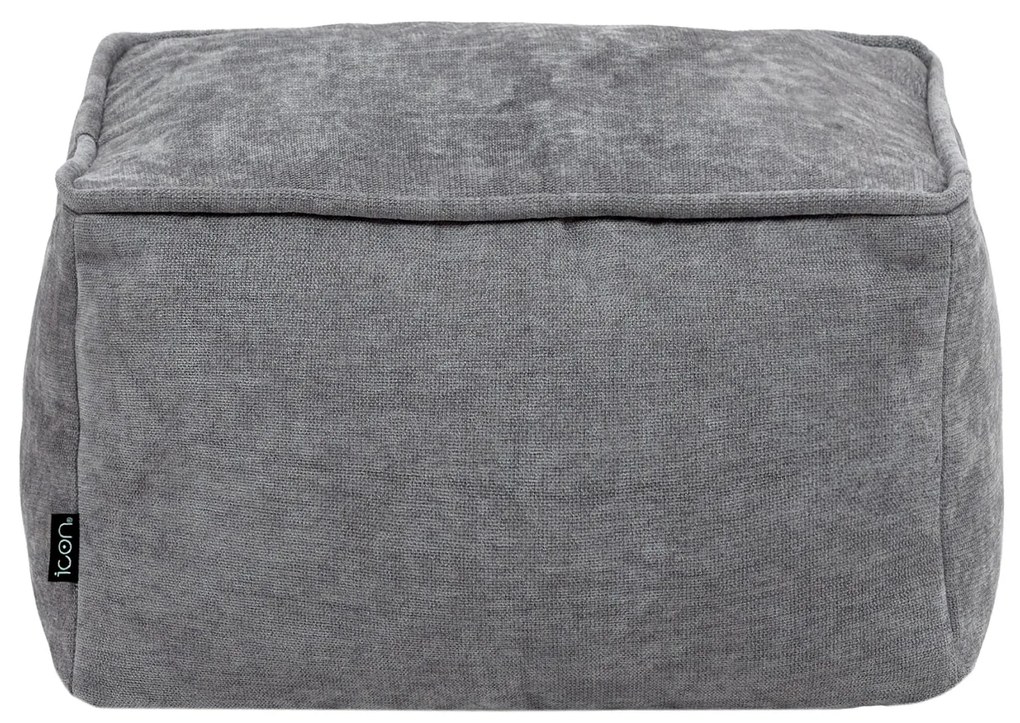 Amara Poef Chenille - Grijs