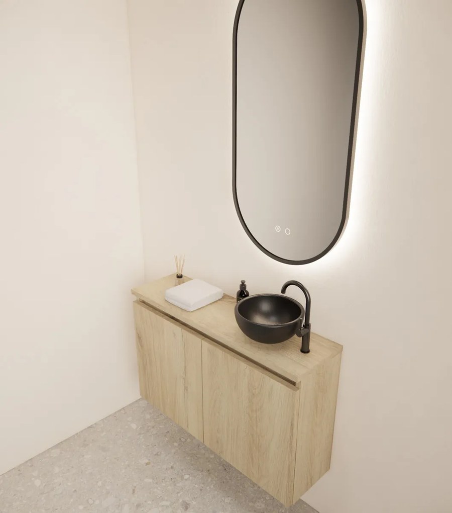 Gliss Design Echo toiletmeubel 80cm evoke eiken