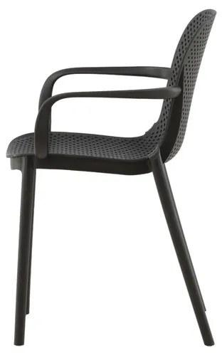 Jörn Eetkamerstoel - Annika - Zwart - Kunststof - Jörn