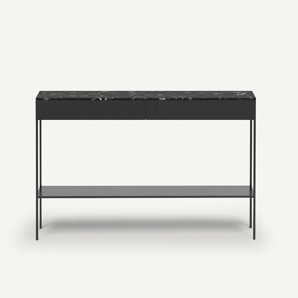 Wandtafel met tafelblad in marmer Fébée