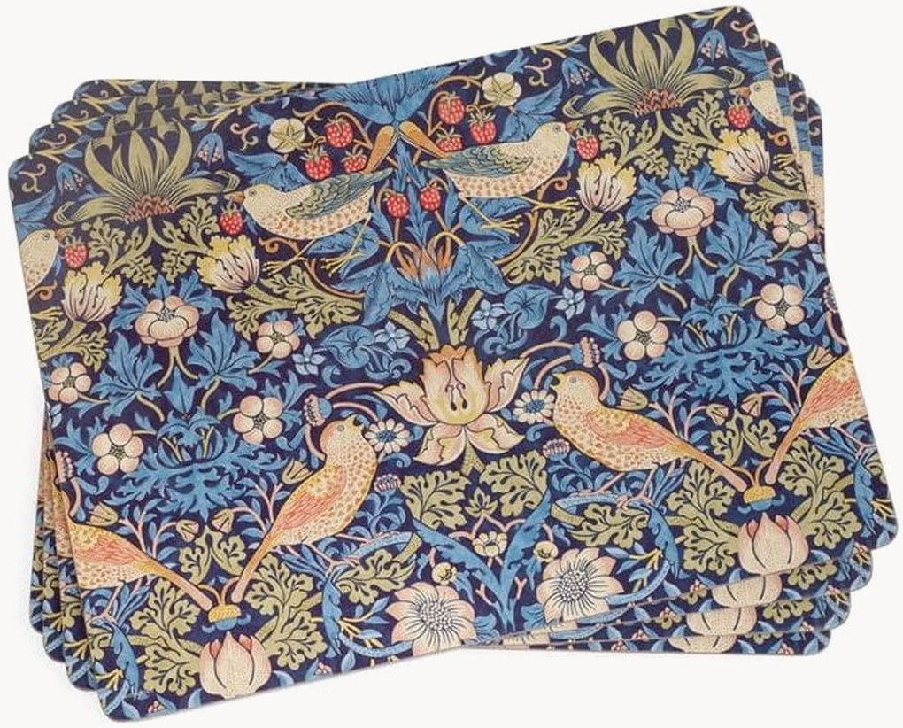 Placemats Morris & Co., 4-delig