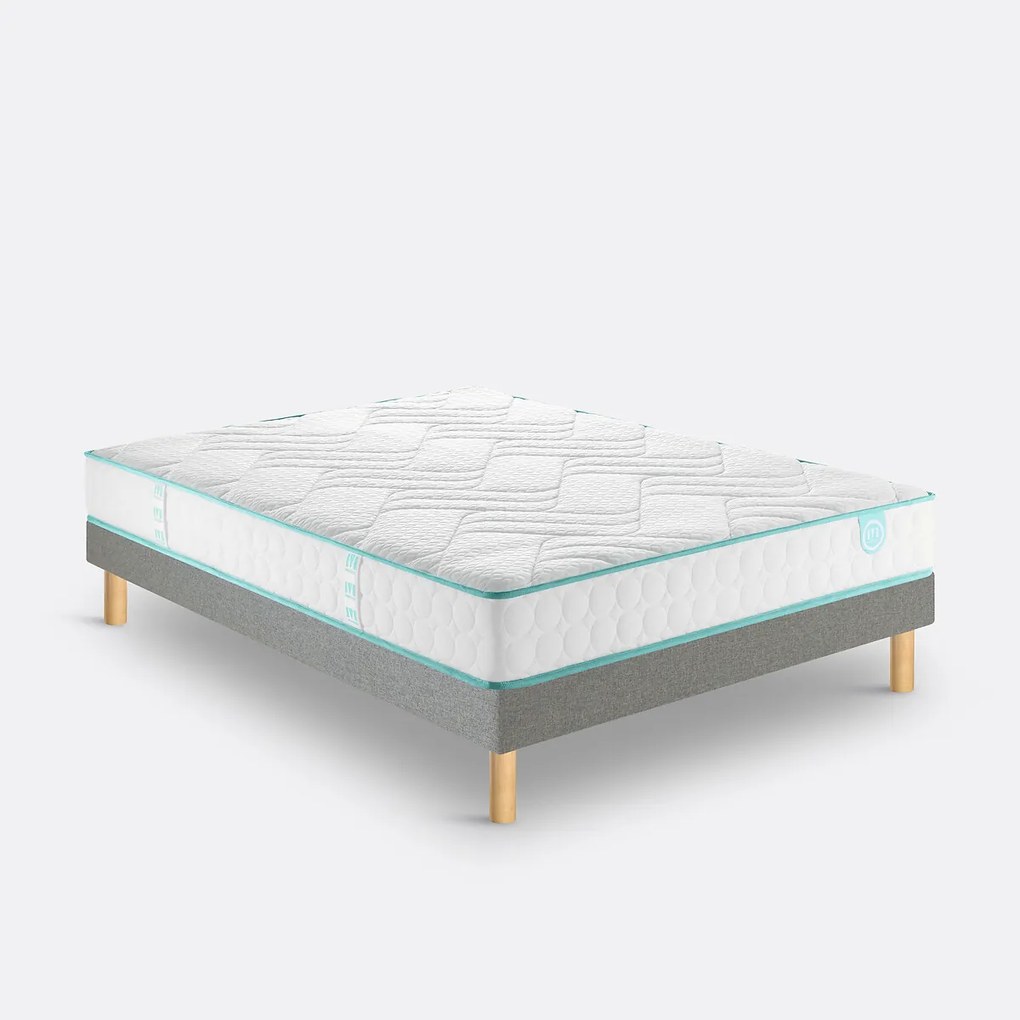 Ensemble. matras in schuim + bedbodem, LE TOUT TONIQUE