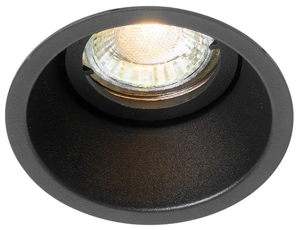 Set van 6 moderne inbouwspots zwart draai- en kantelbaar - Alloy