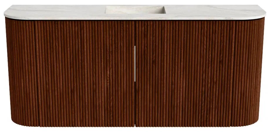 Mondiaz Joya DLux 95cm toiletmeubel ronding links/rechts ruby met wastafel faye midden 1 kraangat ostra
