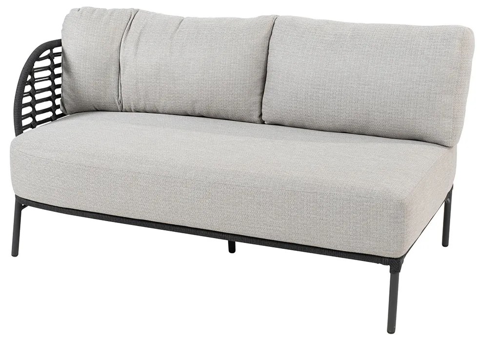 4 Sesaons Outdoor Fabrice loungeset 4 delig - Yoga loungetafel 120 x 75 cm