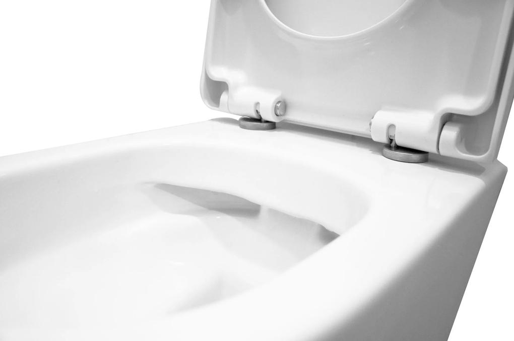Mueller Afesta Junior toiletpot randloos met vlakke soft-close zitting
