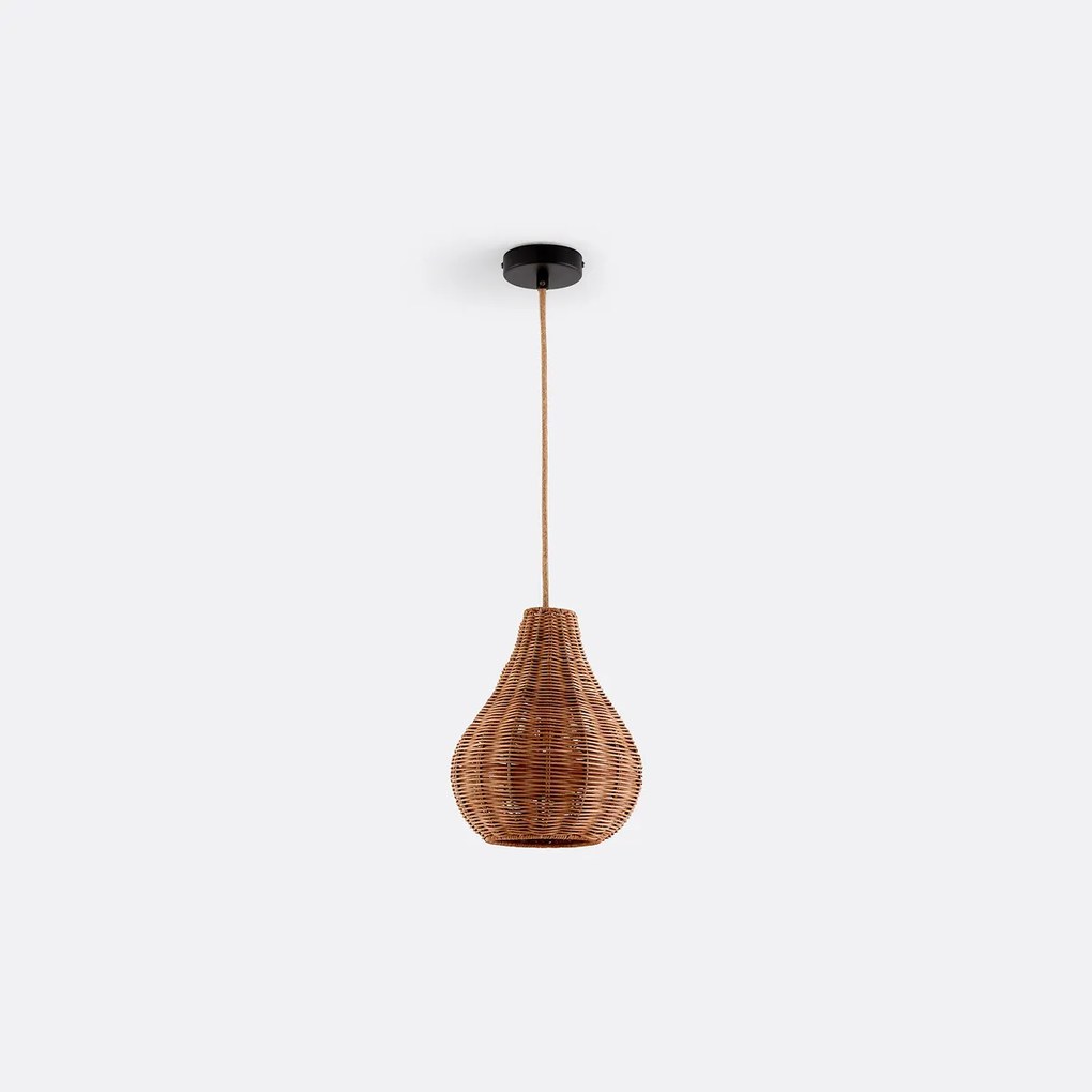 Hanglamp in rotanØ22 cm, Isao