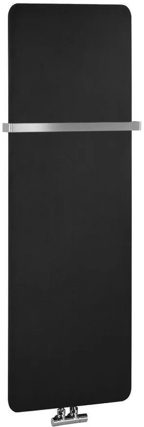 Sapho Tabella badkamerradiator 119x37cm 417W zwart mat