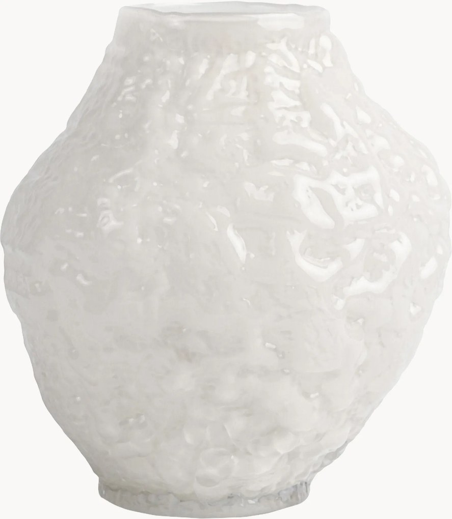 Mondgeblazen glazen vaas Corallo, H 27 cm