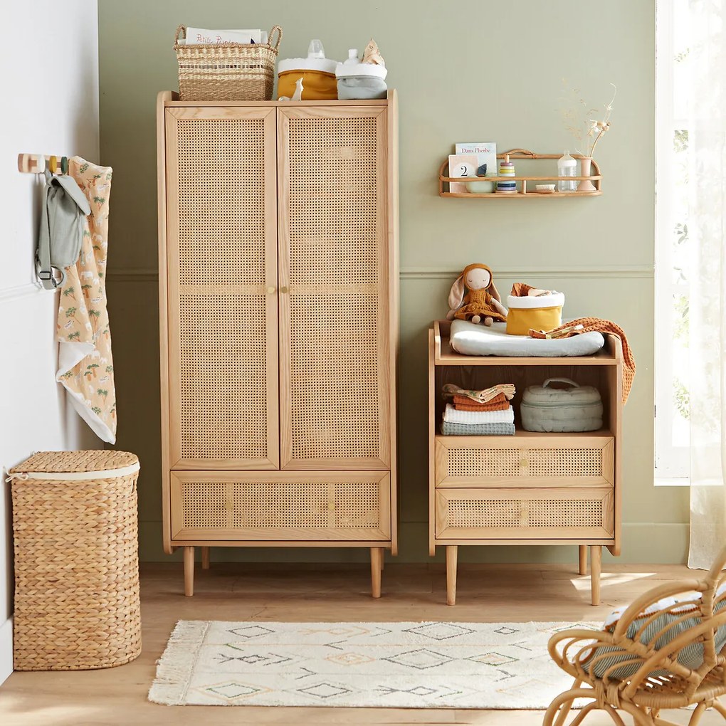 Kinderkast in rotan, Tempa