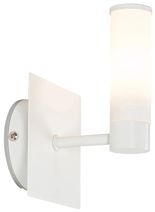 Moderne badkamer wandlamp wit IP44 - Bath Modern G9 IP44 vierkant Lamp