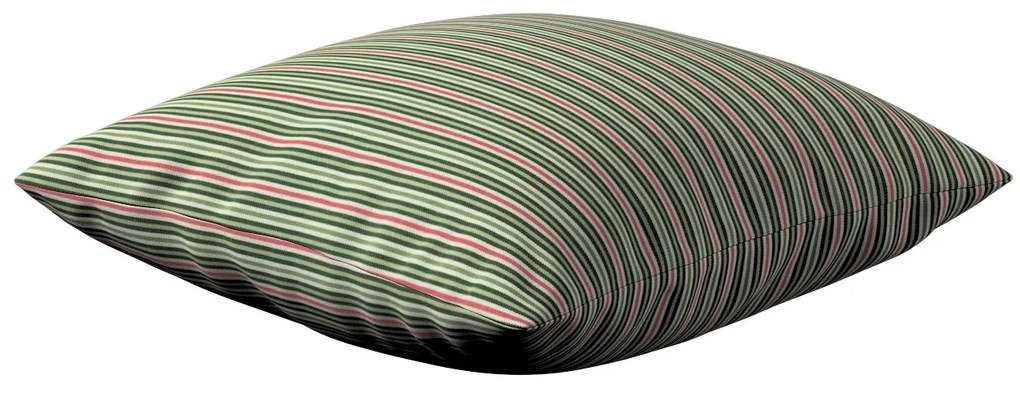 Dekoria Kussenhoes Kinga, rood-groen 50 x 50 cm