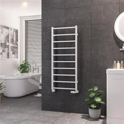 Eastbrook Tuscan Square handdoekradiator 50x120cm 460W wit glans