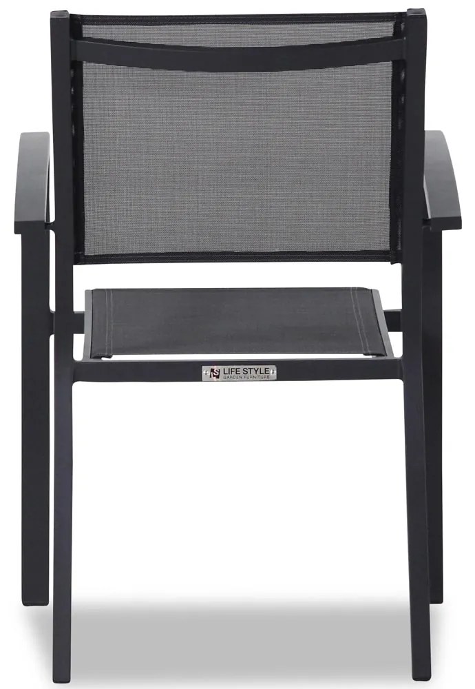 Tuinset 6 personen 210 cm Aluminium Grijs Lifestyle Garden Furniture Amarilla/Mondello