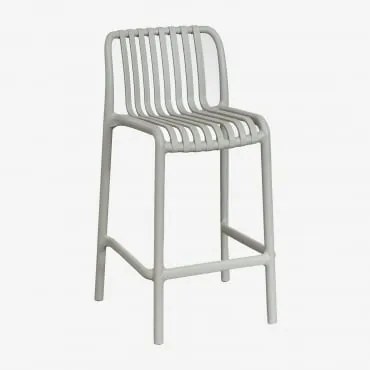 Verpakking Van 4 Wendell Polypropyleen Stapelbare Tuinstoelen Groen – Khaki & ↑65 Cm - Sklum
